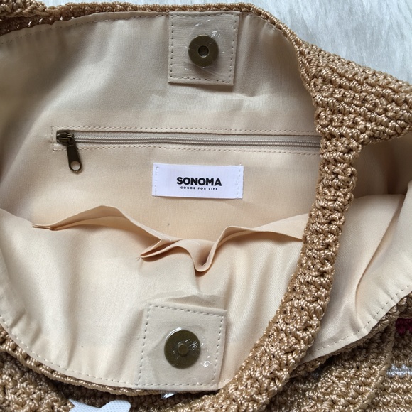 NWT Sonoma Crochet Shoulder Bag - Picture 5 of 10